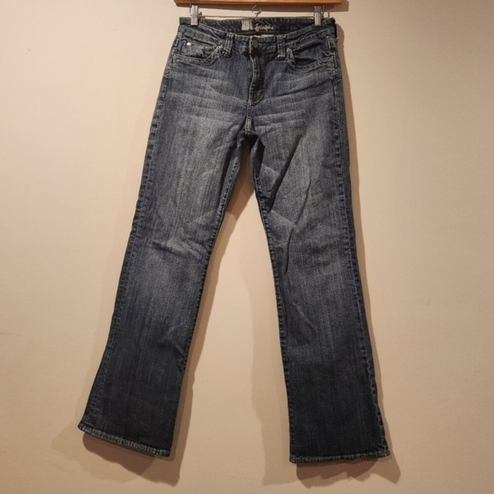 KUT FROM THE KLOTH boot leg denim jeans medium wash size 10